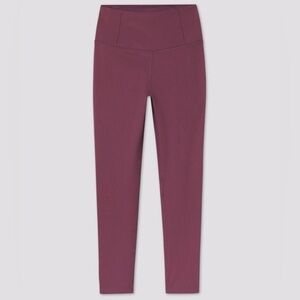 Girlfriend Collective Ribbed High Rise Compressive 7/8 Leggings Goji size Small